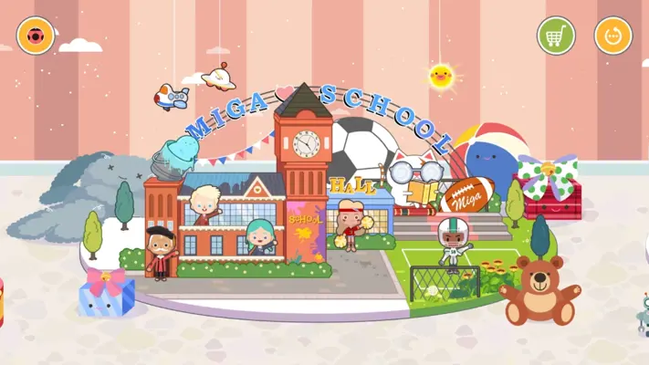 Miga Town My School android App screenshot 0